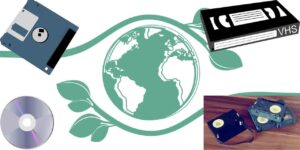 Recykling kaset płyt taśm Recykling kaset Vhs .miniDV, VIDEO 8, HI8 Betacam kaset magnetofonowych audio i wideo Utylizacja kaset płyt taśm