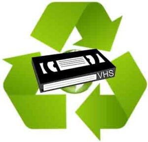 Recykling kaset płyt taśm Recykling kaset Vhs .miniDV, VIDEO 8, HI8 Betacam kaset magnetofonowych audio i wideo Utylizacja kaset płyt taśm