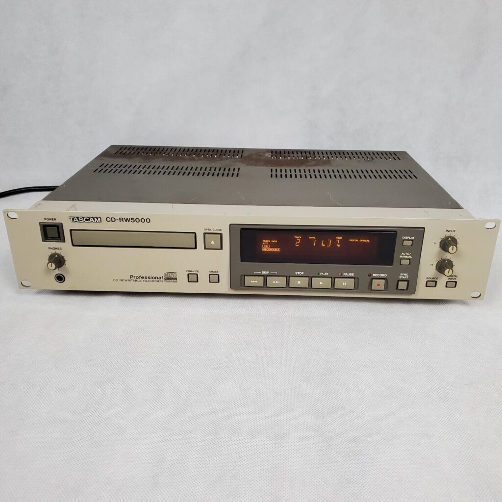 Remastering Audio Tascam Cd-rw 5000 Remastering Audio