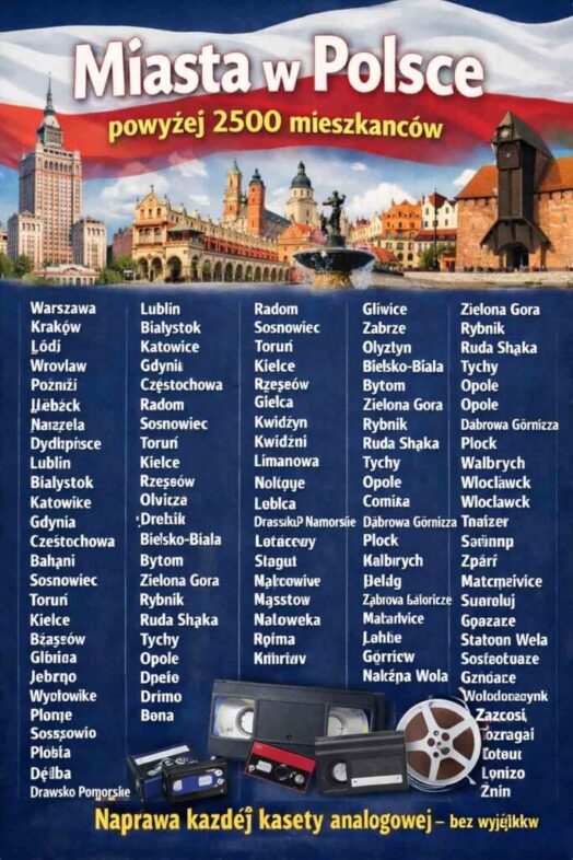 Naprawa kaset analogowych