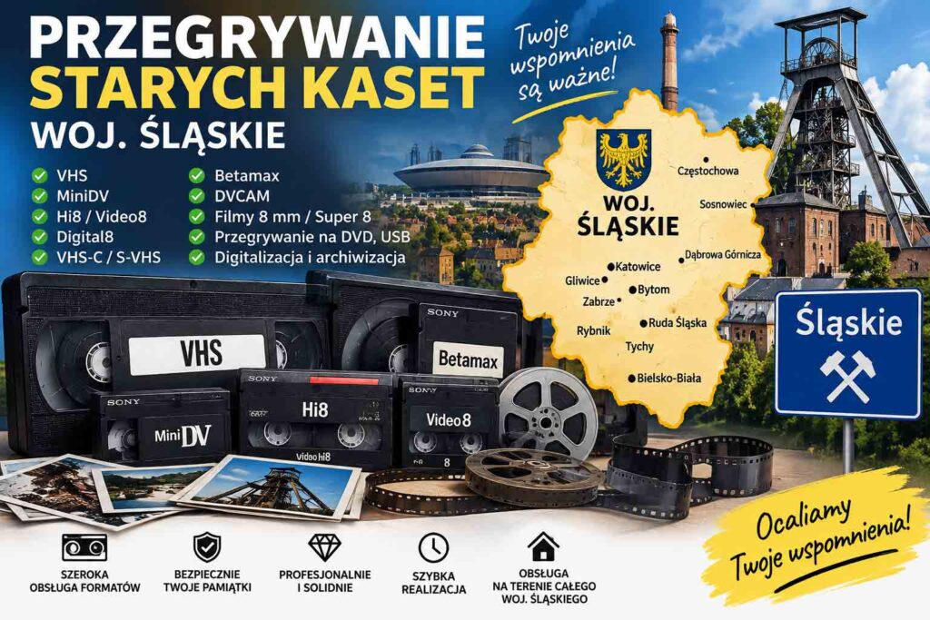 Przegrywanie Kaset Woj. Śląskie