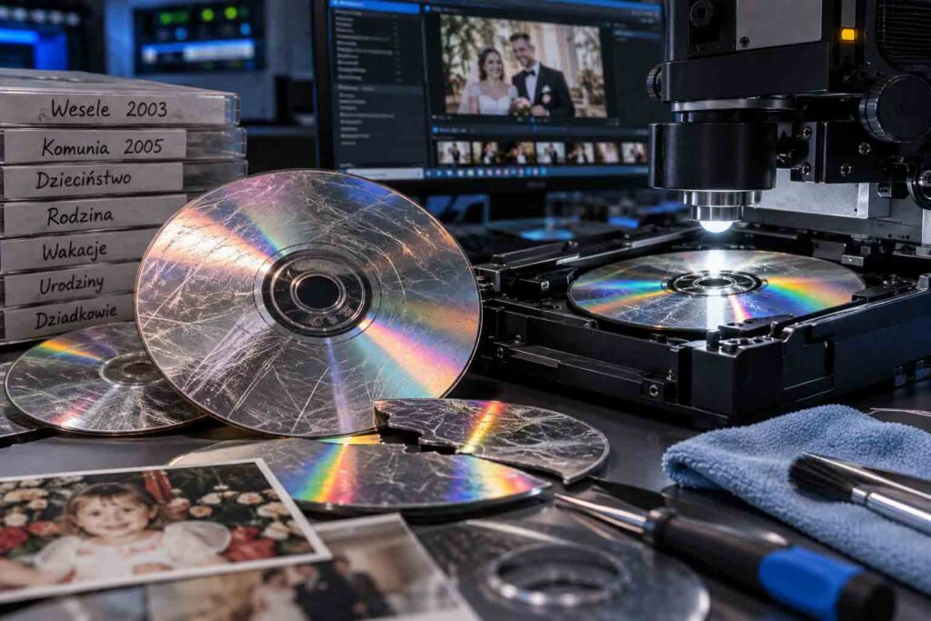 uszkodzone cd i dvd